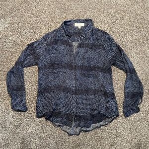 Cloth & Stone Anthropologie 1/4 Button Down